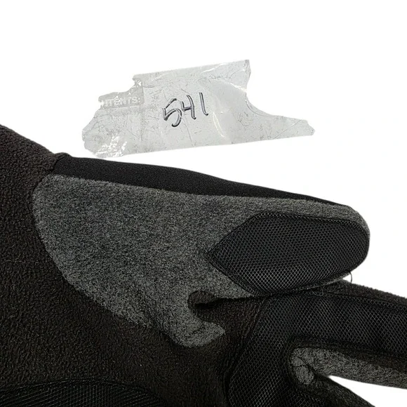 Isotoner Ultradry Gloves Unisex Black Gray M/L Cold Weather Warm Outdoor Lined‎ - Picture 10 of 10